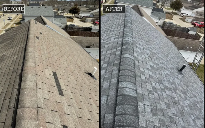 Hail storm damage full replacement Houston TX